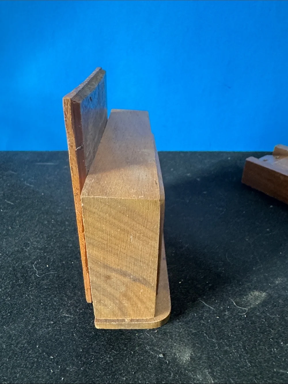 Vintage Miniature Wood Dollhouse Fireplace and Floor Radio